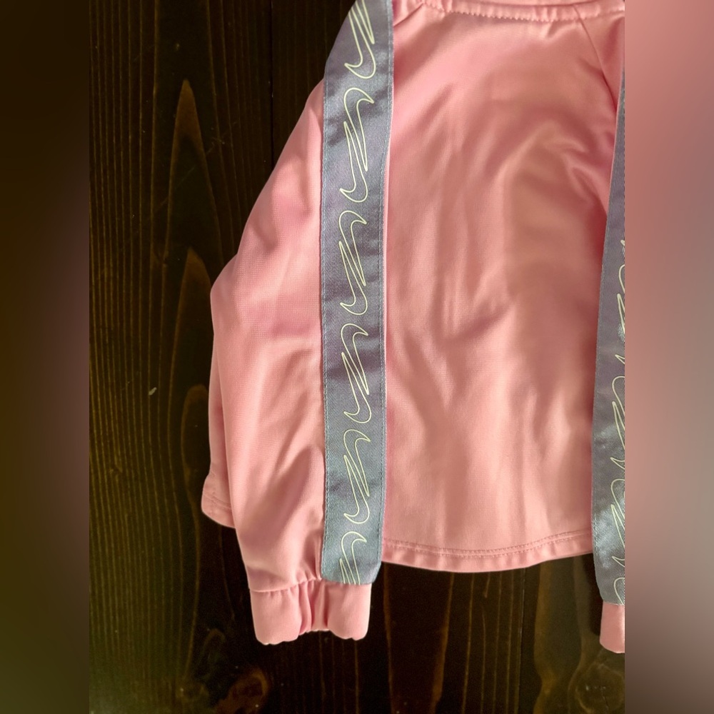 Nike Baby Girls Pink Track Jacket (12m) - Picture 5 of 5